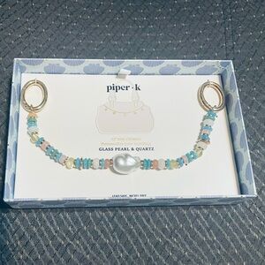 Piper K Beaded Purse Charm
